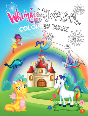 Whimsical World Coloring Book